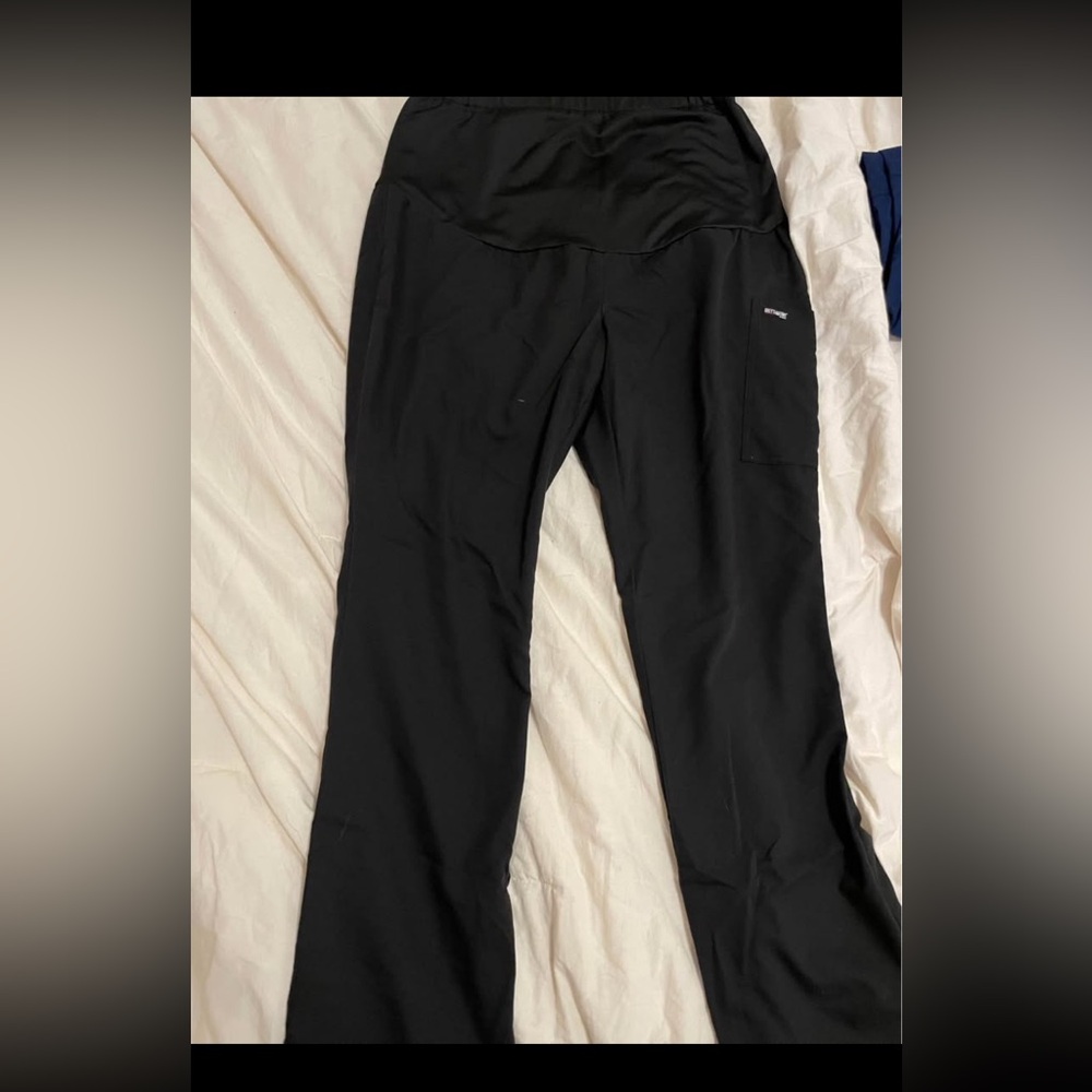 Grey's Anatomy Black Maternity scrub pants